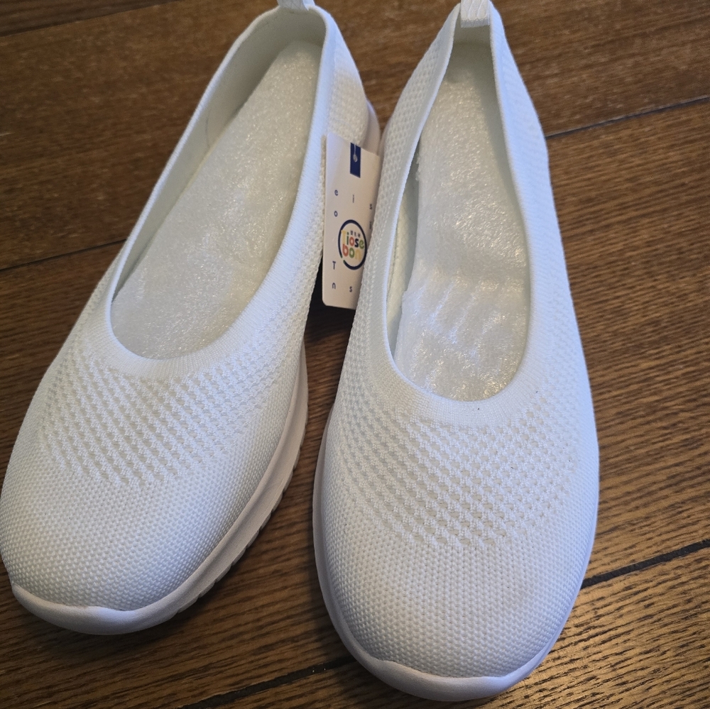 2 Pair Lot - Women's White Casual Shoes